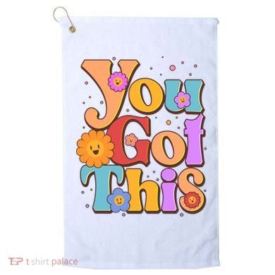 Retro Vintage You Got This Golf Towel