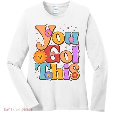 Retro Vintage You Got This Women's Long Sleeve Shirt