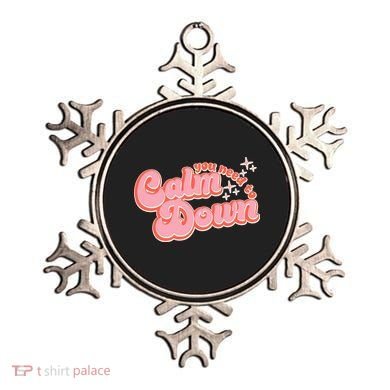 Retro Vintage You Need To Calm Down Ornament