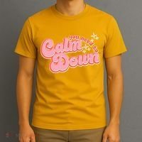 Retro Vintage You Need To Calm Down T-Shirt thumb 3