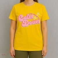 Retro Vintage You Need To Calm Down T-Shirt thumb 4