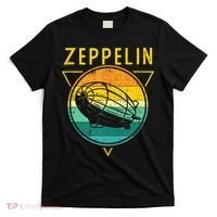 Retro Vintage Zeppelin 70s 80s Dirigible Airship T-Shirt thumb 0