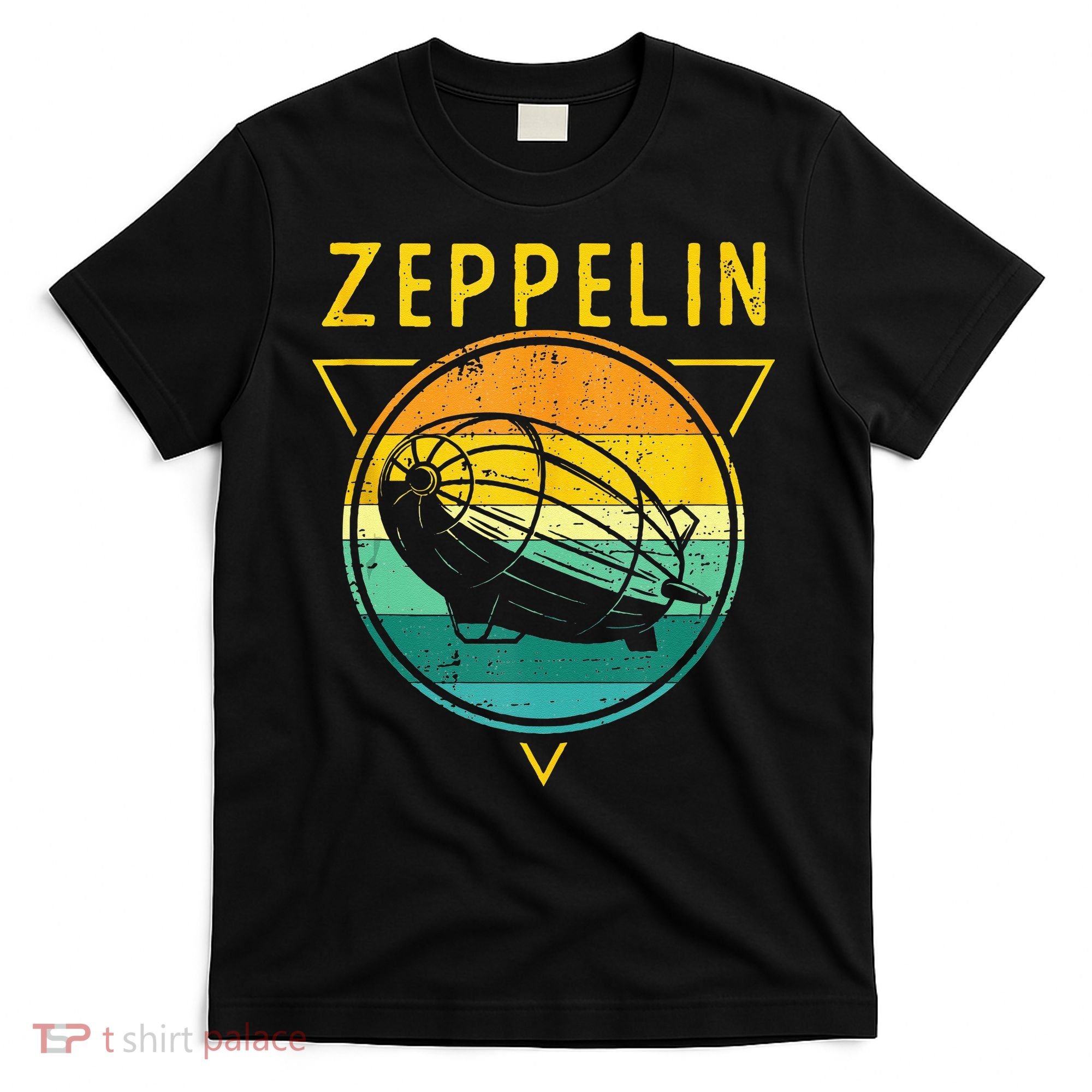 Retro Vintage Zeppelin 70s 80s Dirigible Airship T-Shirt