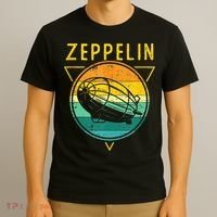 Retro Vintage Zeppelin 70s 80s Dirigible Airship T-Shirt thumb 3