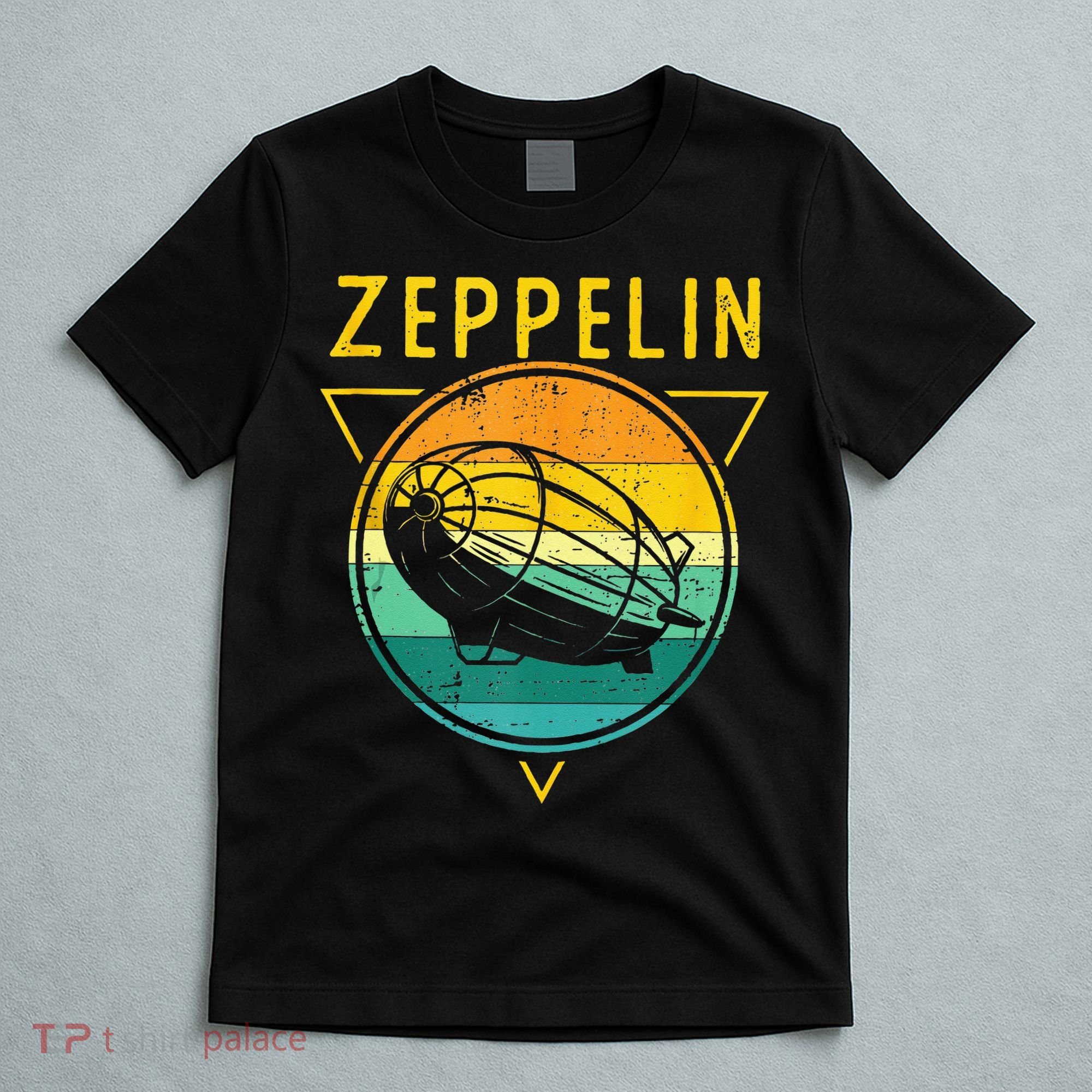 Retro Vintage Zeppelin 70s 80s Dirigible Airship T-Shirt