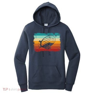 Retro Vintage Zeppelin Dirigible Airship Zepplin Lover Women's Hoodie