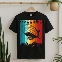 Retro Vintage Zeppelin Dirigible Airship Zepplin Lover T-Shirt thumb 2