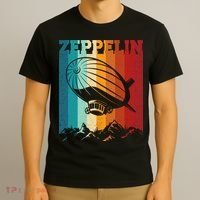 Retro Vintage Zeppelin Dirigible Airship Zepplin Lover T-Shirt thumb 3