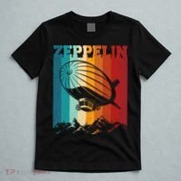 Retro Vintage Zeppelin Dirigible Airship Zepplin Lover T-Shirt thumb 5
