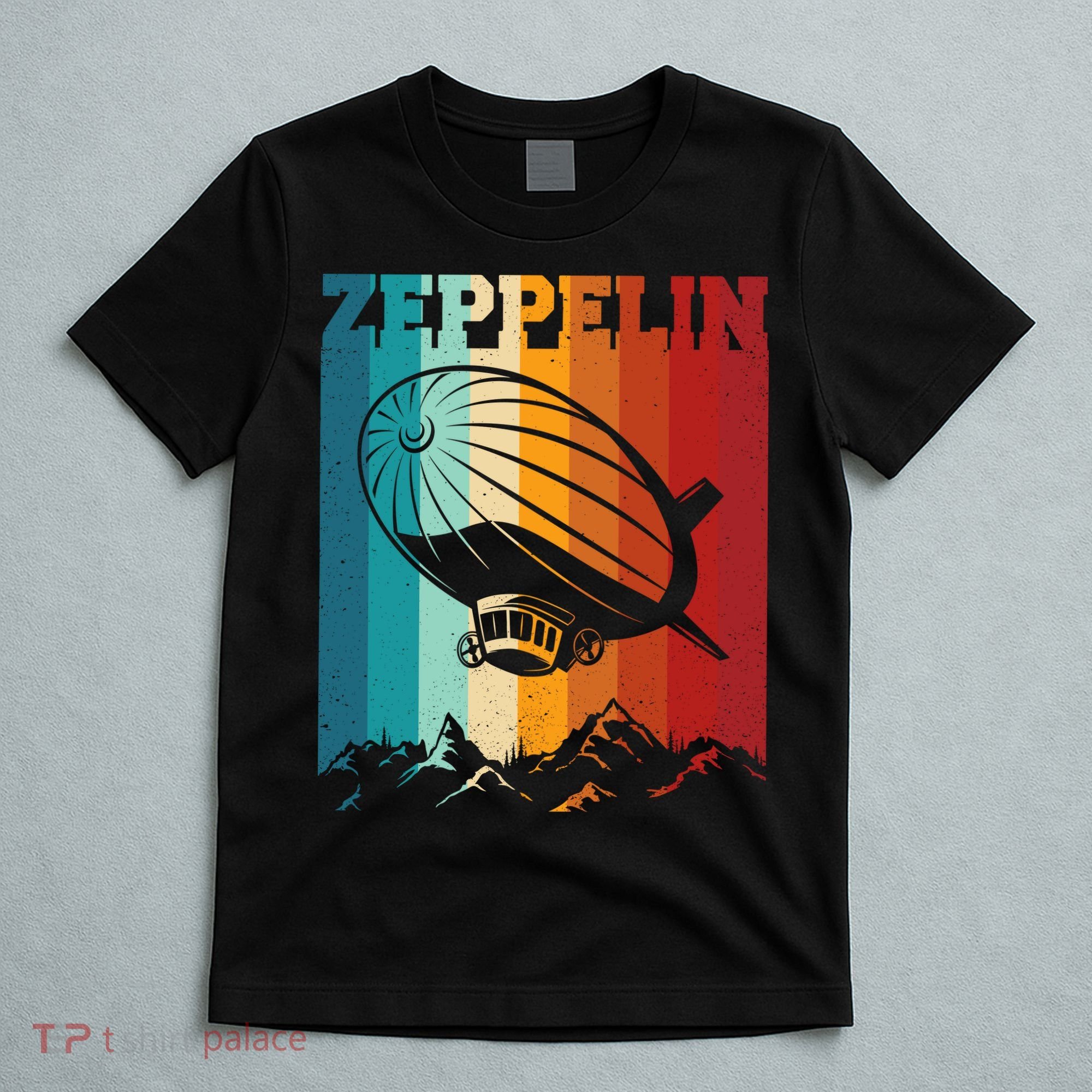Retro Vintage Zeppelin Dirigible Airship Zepplin Lover T-Shirt