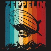 Retro Vintage Zeppelin Dirigible Airship Zepplin Lover T-Shirt thumb 7