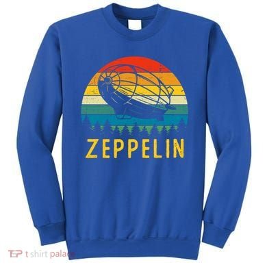 Retro Vintage Zeppelin 70s 80s Dirigible Airship Gift Sweatshirt