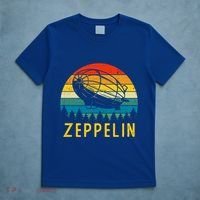 Retro Vintage Zeppelin 70s 80s Dirigible Airship Gift T-Shirt thumb 5