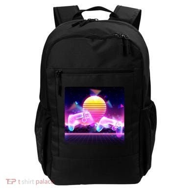 Retro Wave 80's Video Game Controllers Backpack