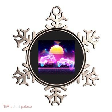 Retro Wave 80's Video Game Controllers Ornament