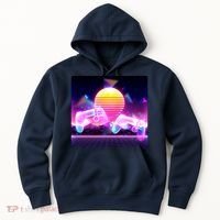 Retro Wave 80's Video Game Controllers Hoodie thumb 0