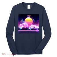 Retro Wave 80's Video Game Controllers Long Sleeve Shirt thumb 0