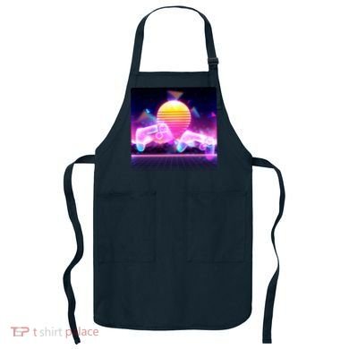 Retro Wave 80's Video Game Controllers Apron