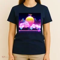 Retro Wave 80's Video Game Controllers T-Shirt thumb 4