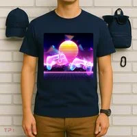 Retro Wave 80's Video Game Controllers T-Shirt thumb 6