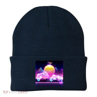Retro Wave 80's Video Game Controllers Beanie