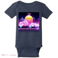 Retro Wave 80's Video Game Controllers Baby Bodysuit thumb 0