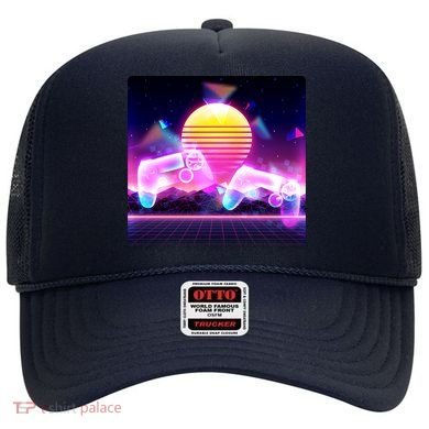 Retro Wave 80's Video Game Controllers Hat