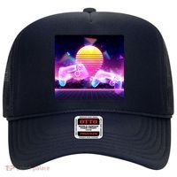 Retro Wave 80's Video Game Controllers Hat thumb 0