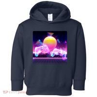 Retro Wave 80's Video Game Controllers Toddler Hoodie thumb 0