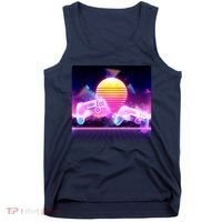 Retro Wave 80's Video Game Controllers Tank Top thumb 0