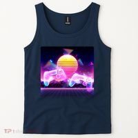 Retro Wave 80's Video Game Controllers Tank Top thumb 2