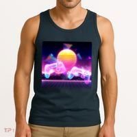 Retro Wave 80's Video Game Controllers Tank Top thumb 3