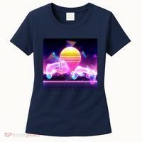 Retro Wave 80's Video Game Controllers Women's T-Shirt thumb 0