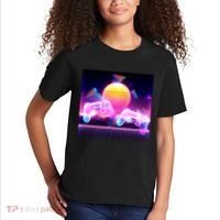 Retro Wave 80's Video Game Controllers Kids T-Shirt thumb 2