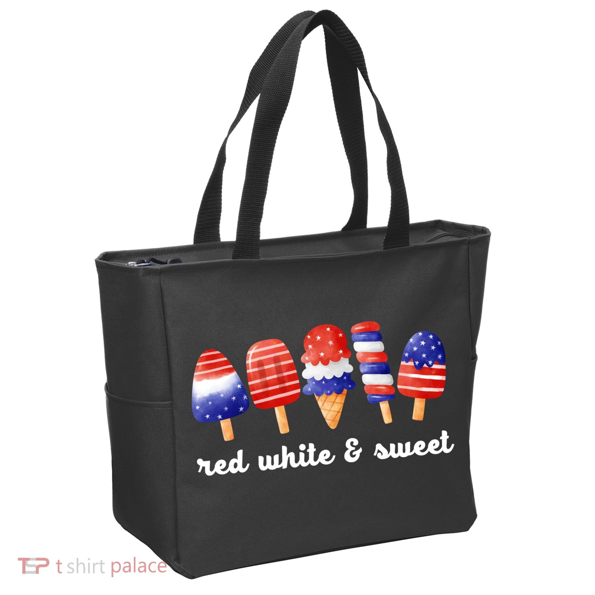 Red White And Sweet 4th Of July Tote Bag