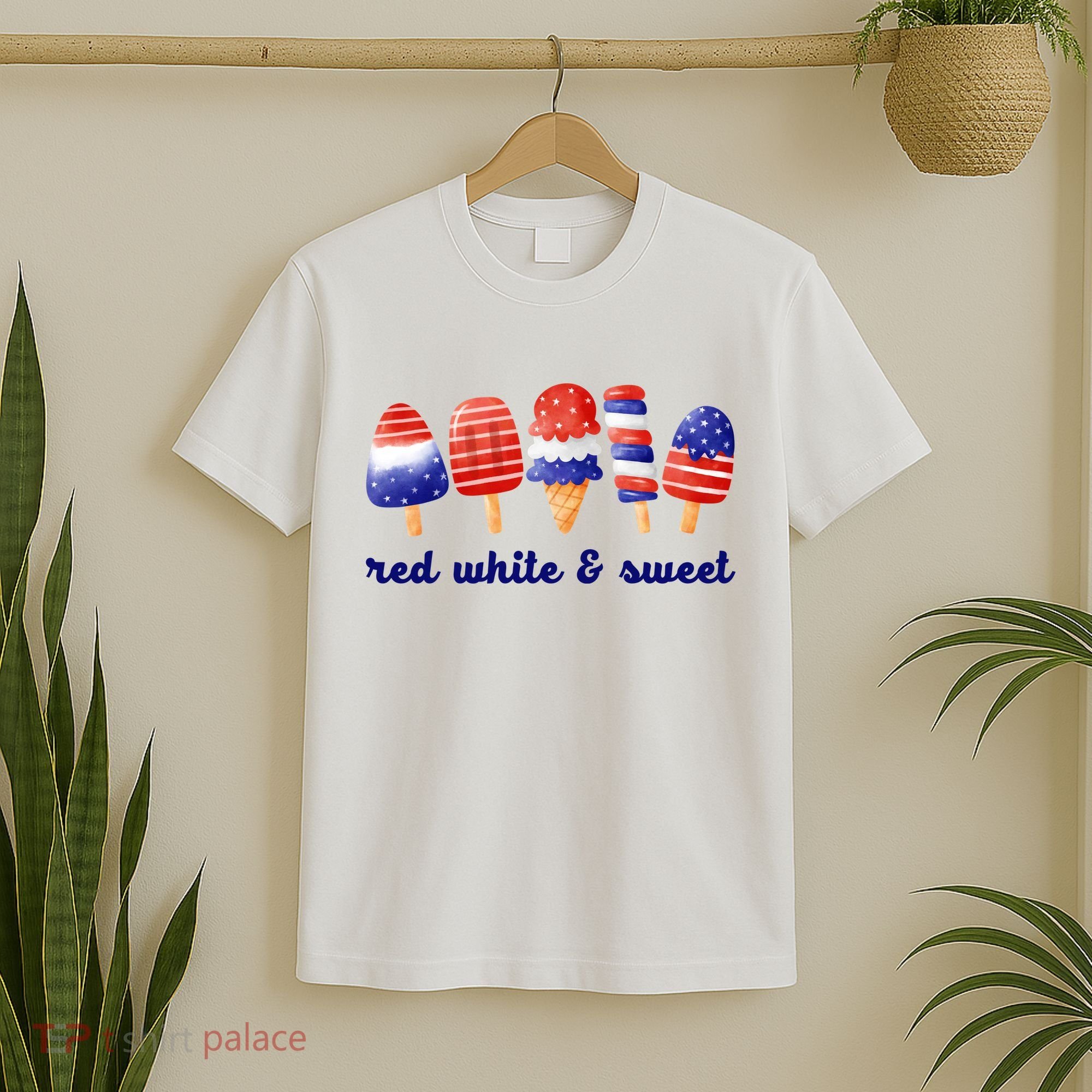 Red White And Sweet 4th Of July T-Shirt