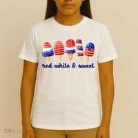 Red White And Sweet 4th Of July T-Shirt thumb 4