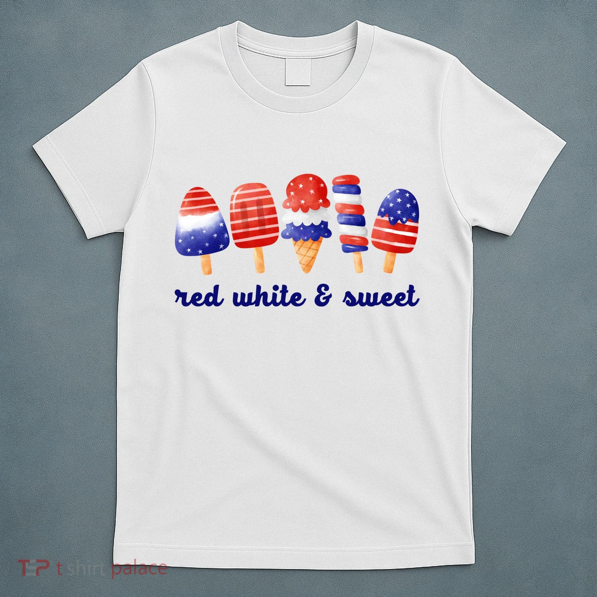 Red White And Sweet 4th Of July T-Shirt