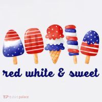 Red White And Sweet 4th Of July T-Shirt thumb 7