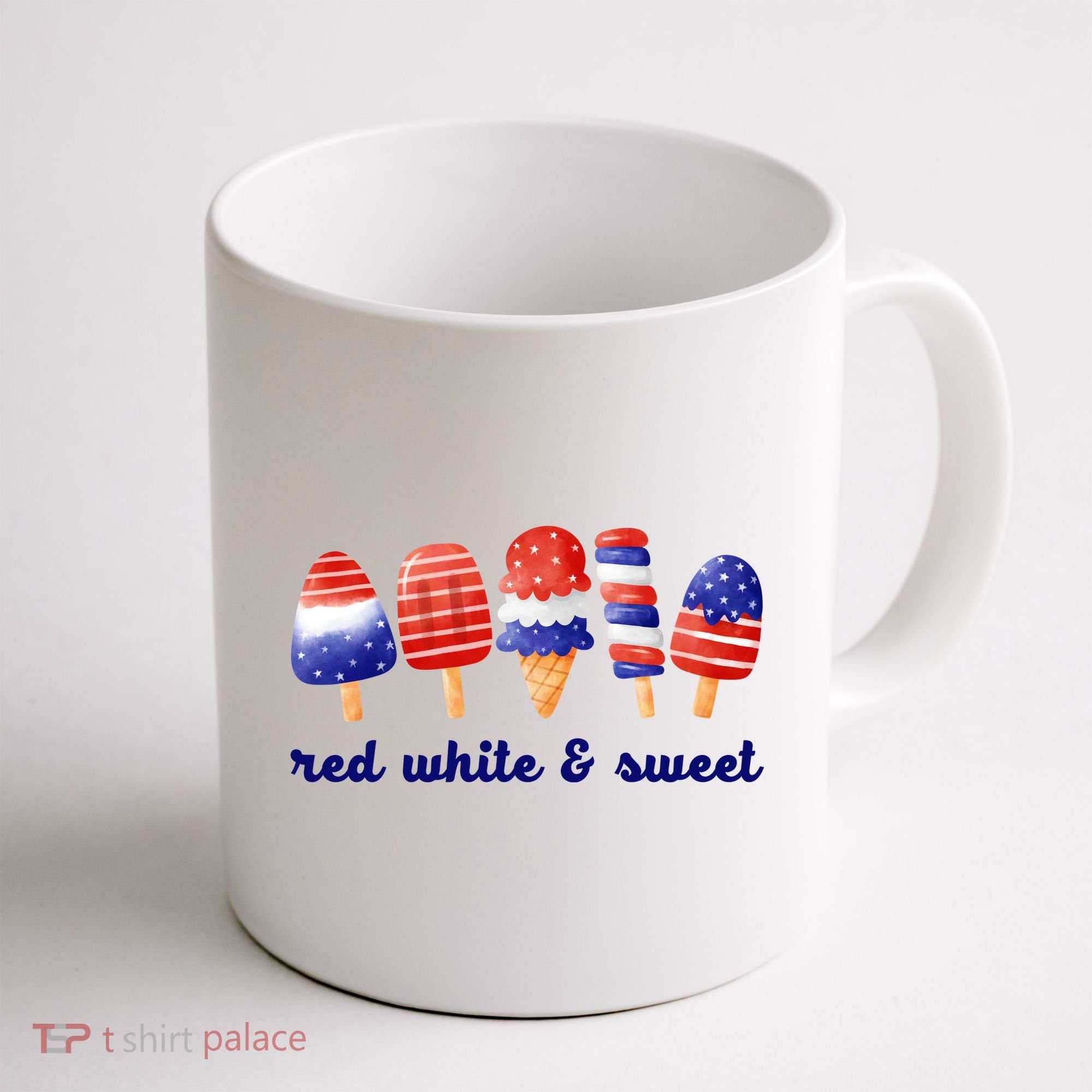 Red White And Sweet 4th Of July Coffee Mug