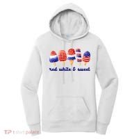 Red White And Sweet 4th Of July Women's Hoodie thumb 0
