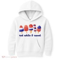 Red White And Sweet 4th Of July Kids Hoodie thumb 0
