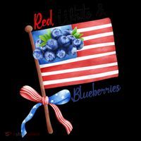 Red, White And Blueberries American USA Flag Coffee Mug thumb 5