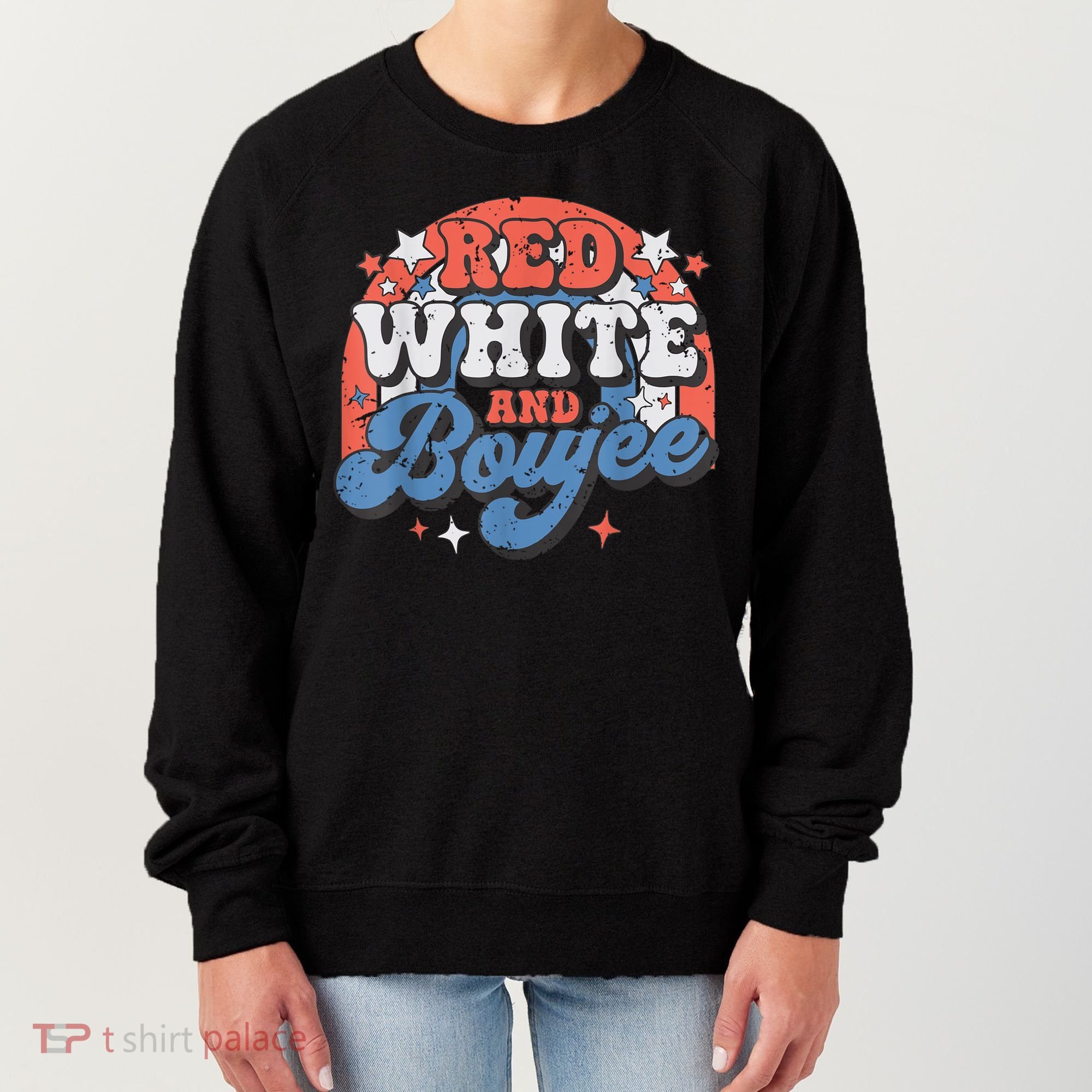 Red White And Boujee 4th Of July Women's Sweatshirt