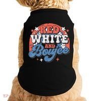 Red White And Boujee 4th Of July Doggie Tank thumb 0