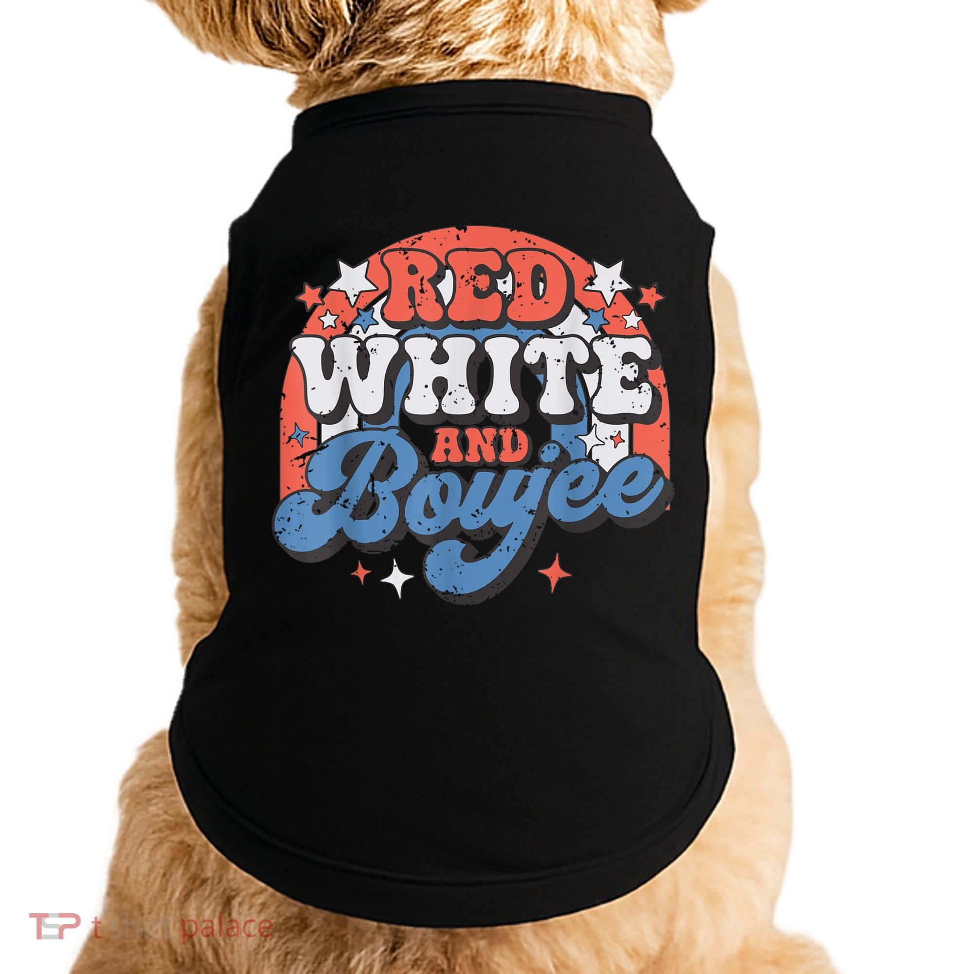 Red White And Boujee 4th Of July Doggie Tank