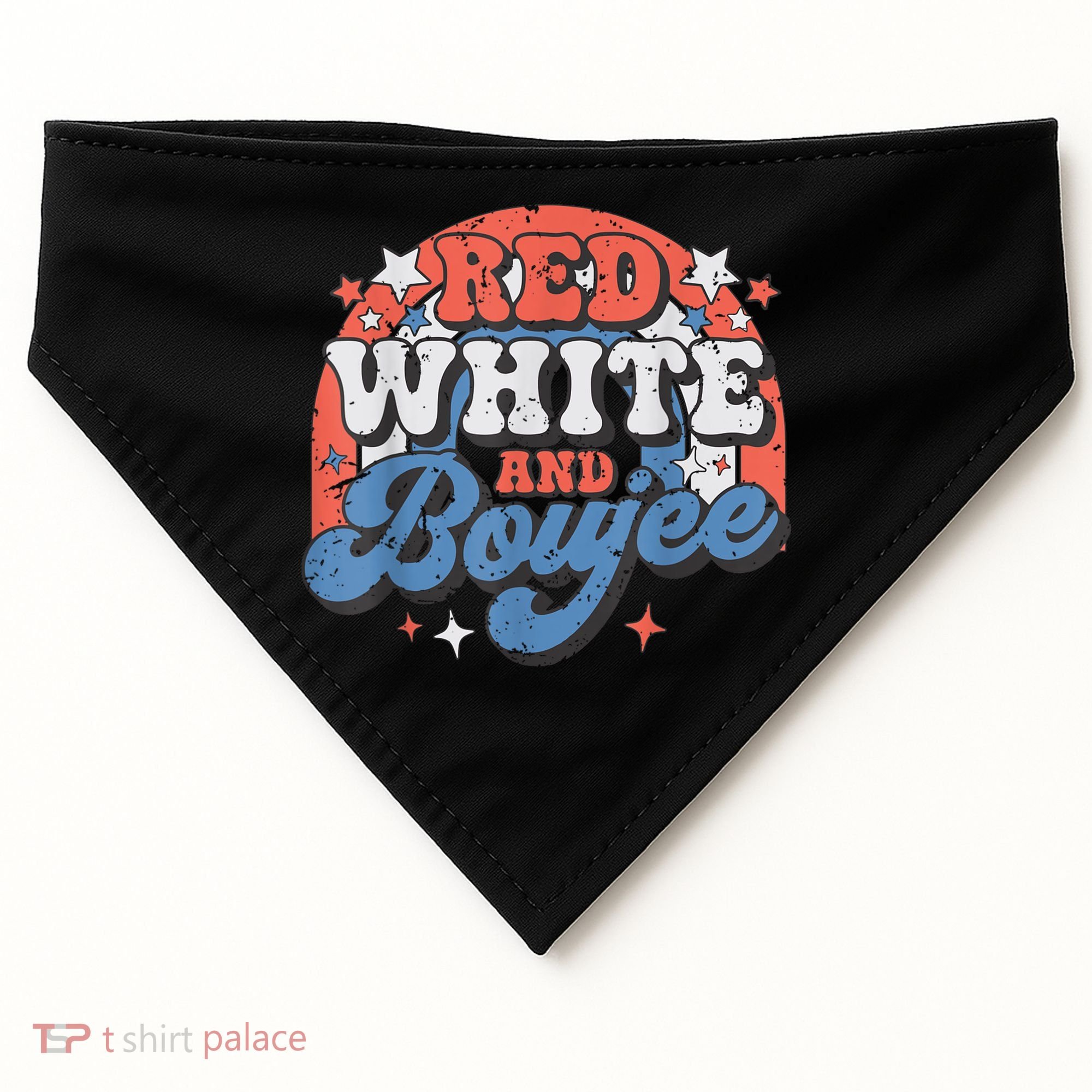Red White And Boujee 4th Of July USA-Made Doggie Bandana