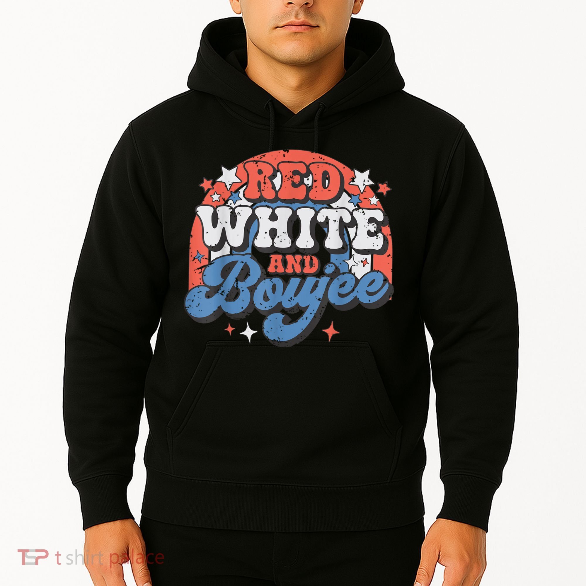 Red White And Boujee 4th Of July Hoodie