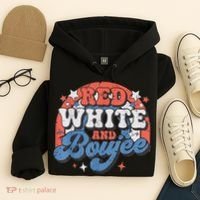 Red White And Boujee 4th Of July Hoodie thumb 4