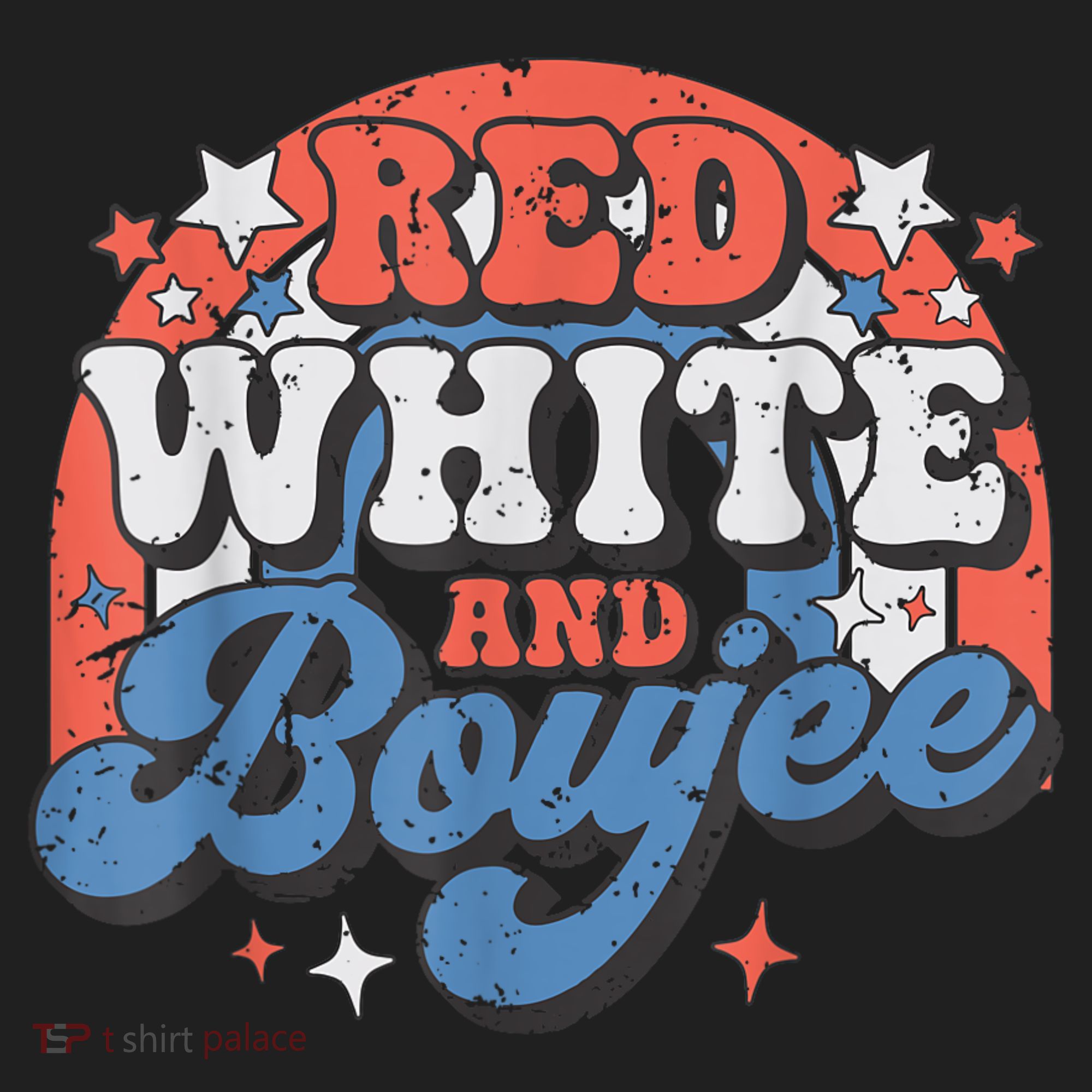 Red White And Boujee 4th Of July Beanie